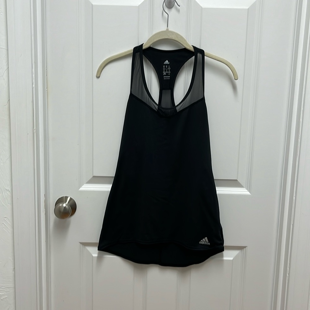 Woman’s Adidas Climacool Black Loose Tank - XS